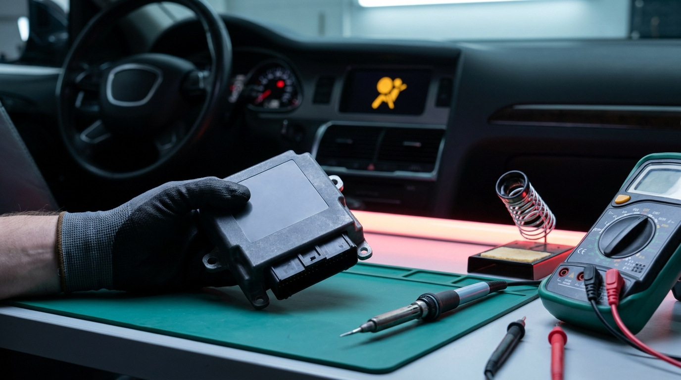 Naprawa sterownika AirBag Toyota RAV4 - moduł SRS i kontrolka airbag